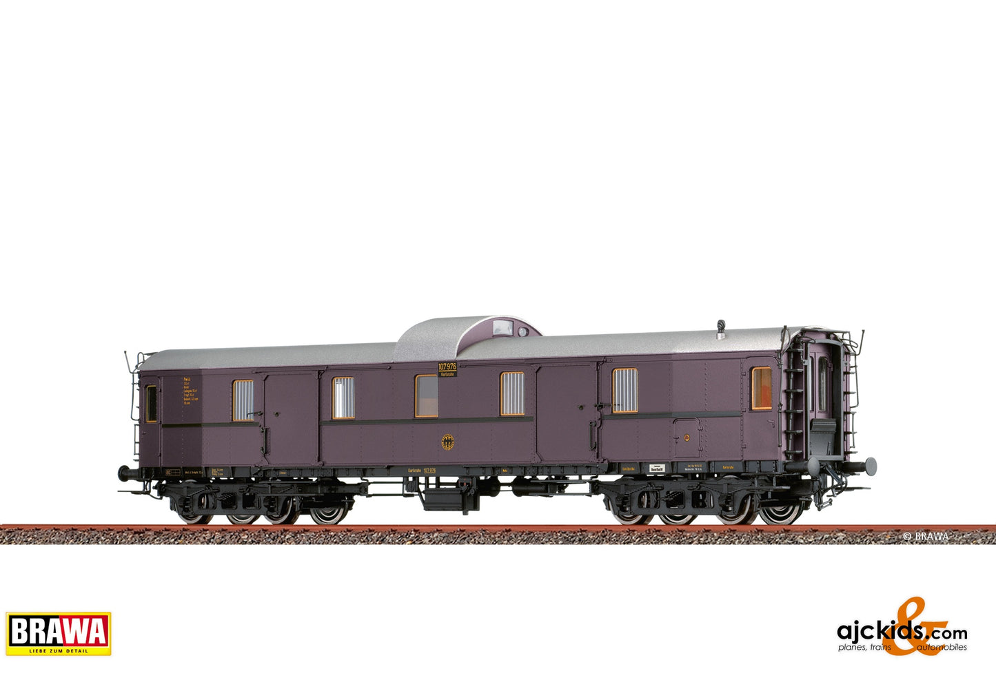 Brawa Luggage Car Pw4ü Pr 16 DRG, Era II, AC Digital EXTRA 181.04 at Ajckids.com