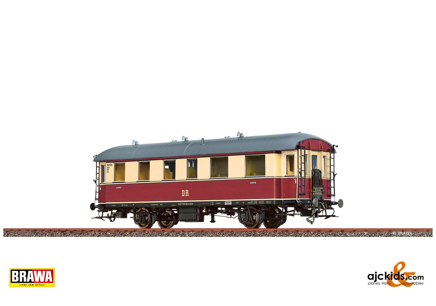 Brawa 45548 H0 Passenger Coach Bi DR at Ajckids. MPN: 4012278455488