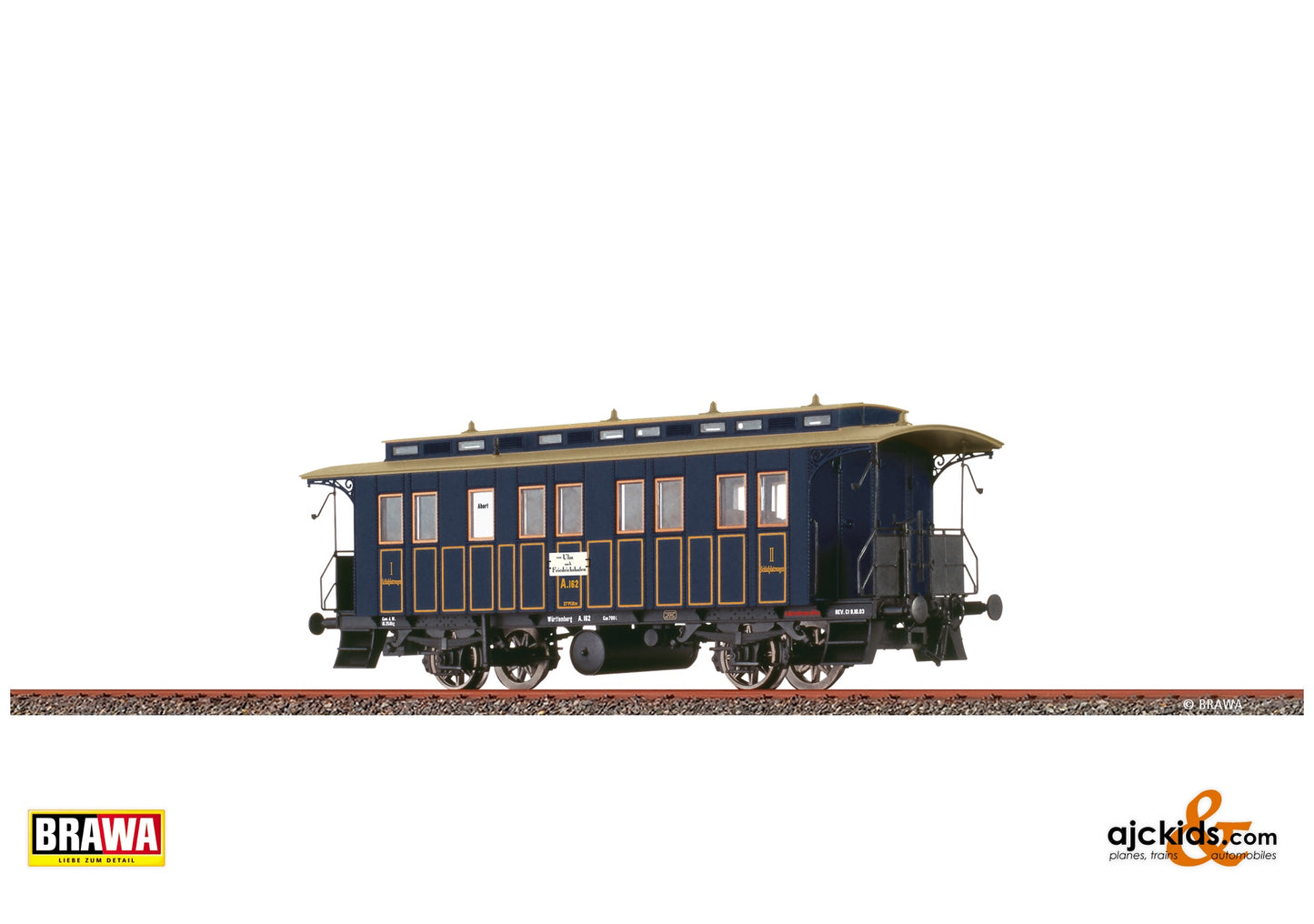 Brawa 45619 H0 Sleeperette A K.W.St.E. at Ajckids. MPN: 4012278456195
