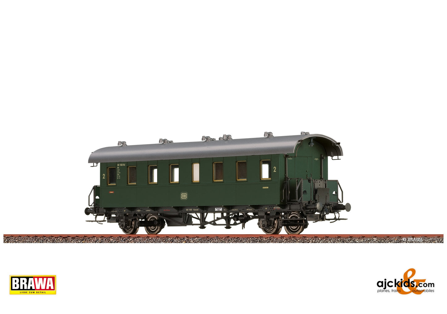 Brawa 45770 H0 Passenger Coach Bid DB at Ajckids. MPN: 4012278457703