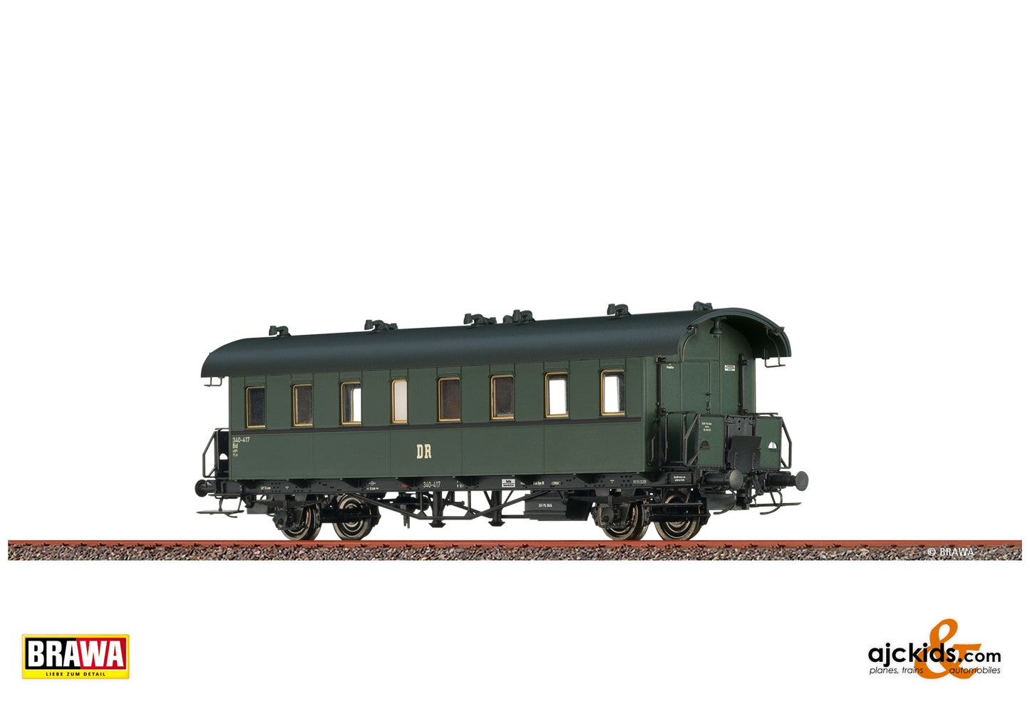 Brawa 45771 H0 Passenger Coach Bid DR at Ajckids. MPN: 4012278457710