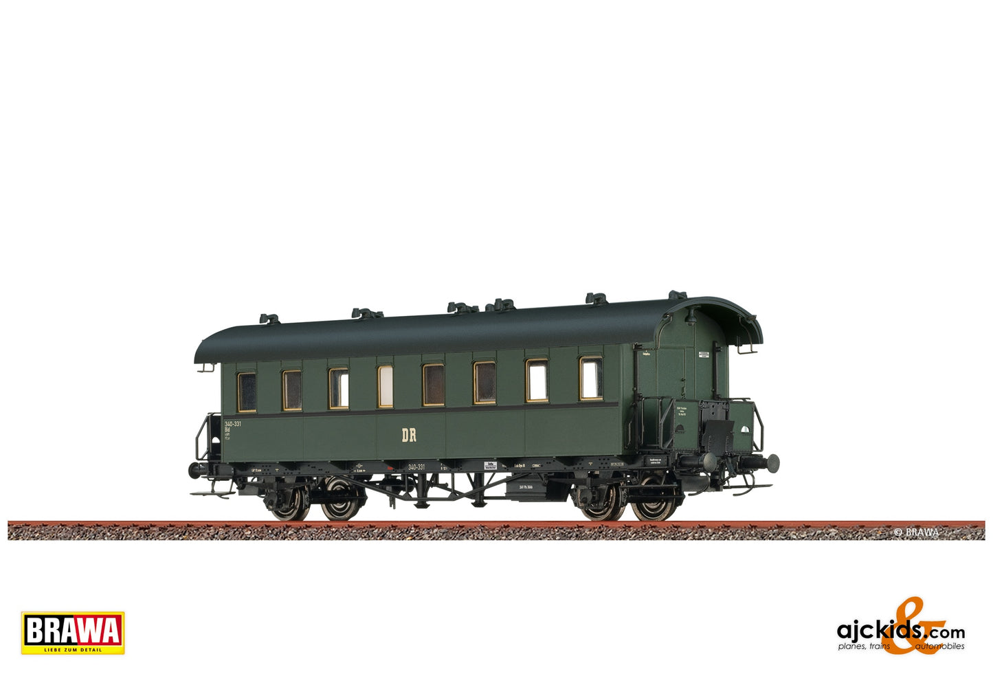 Brawa 45772 H0 Passenger Coach Bid DR at Ajckids. MPN: 4012278457727