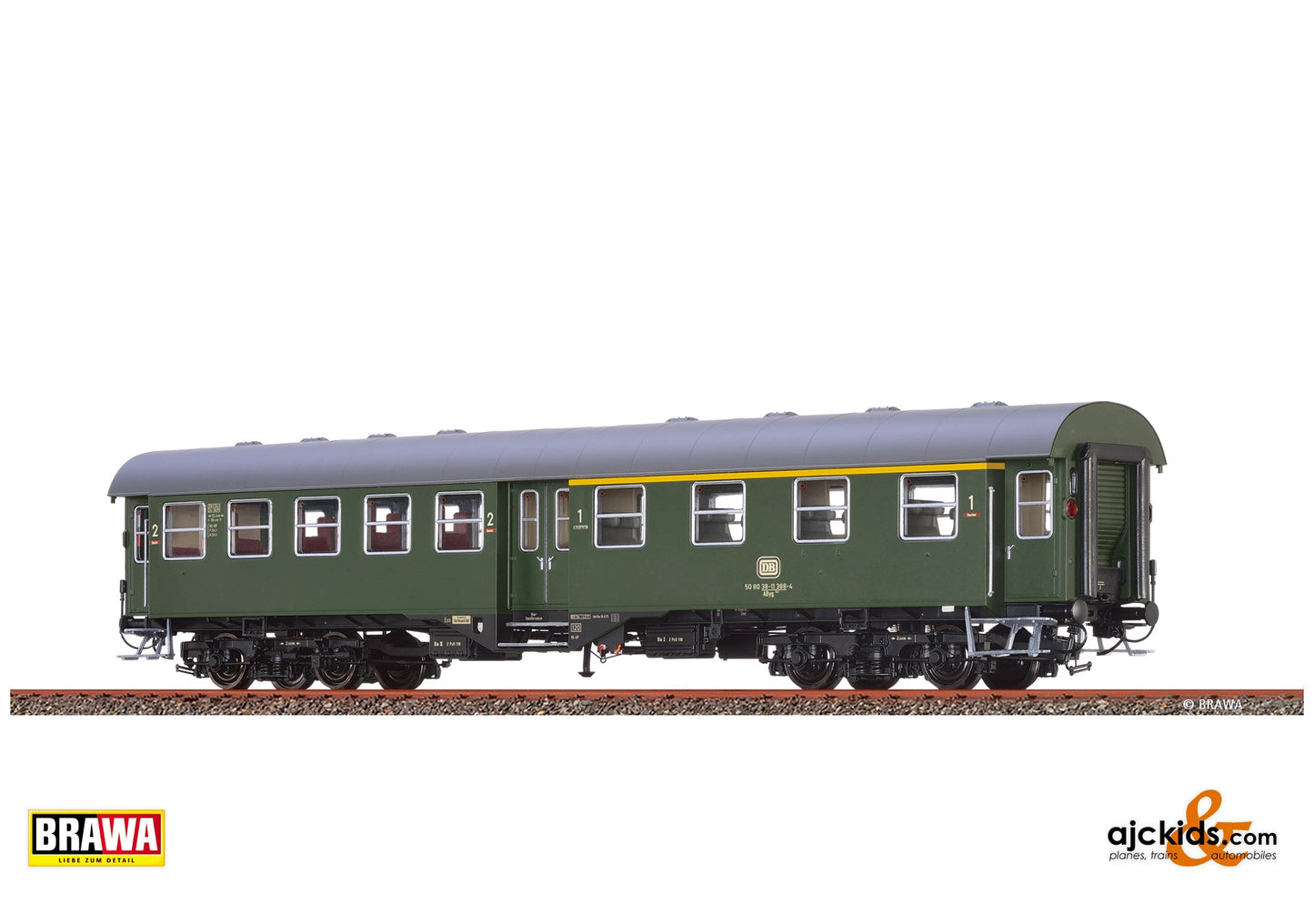 Brawa 46101 H0 Passenger Coach AByg 503 DB at Ajckids. MPN: 4012278461014