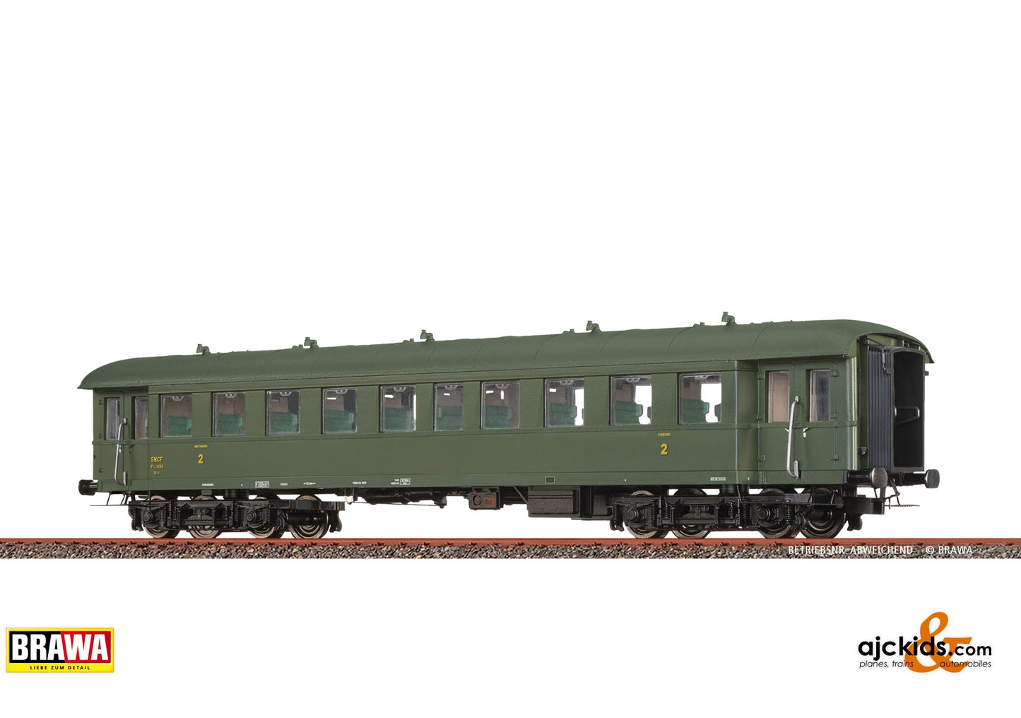 Brawa Passenger Coach B9ti SNCF, Era III 71.41 at Ajckids.com