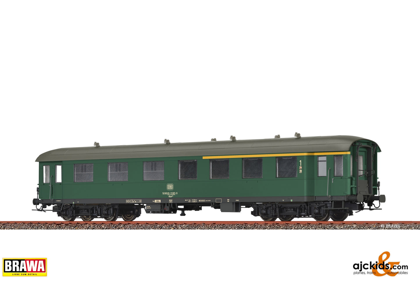 Brawa Half Luggage Car ADyse 641 DB, Era IV 71.41 at Ajckids.com