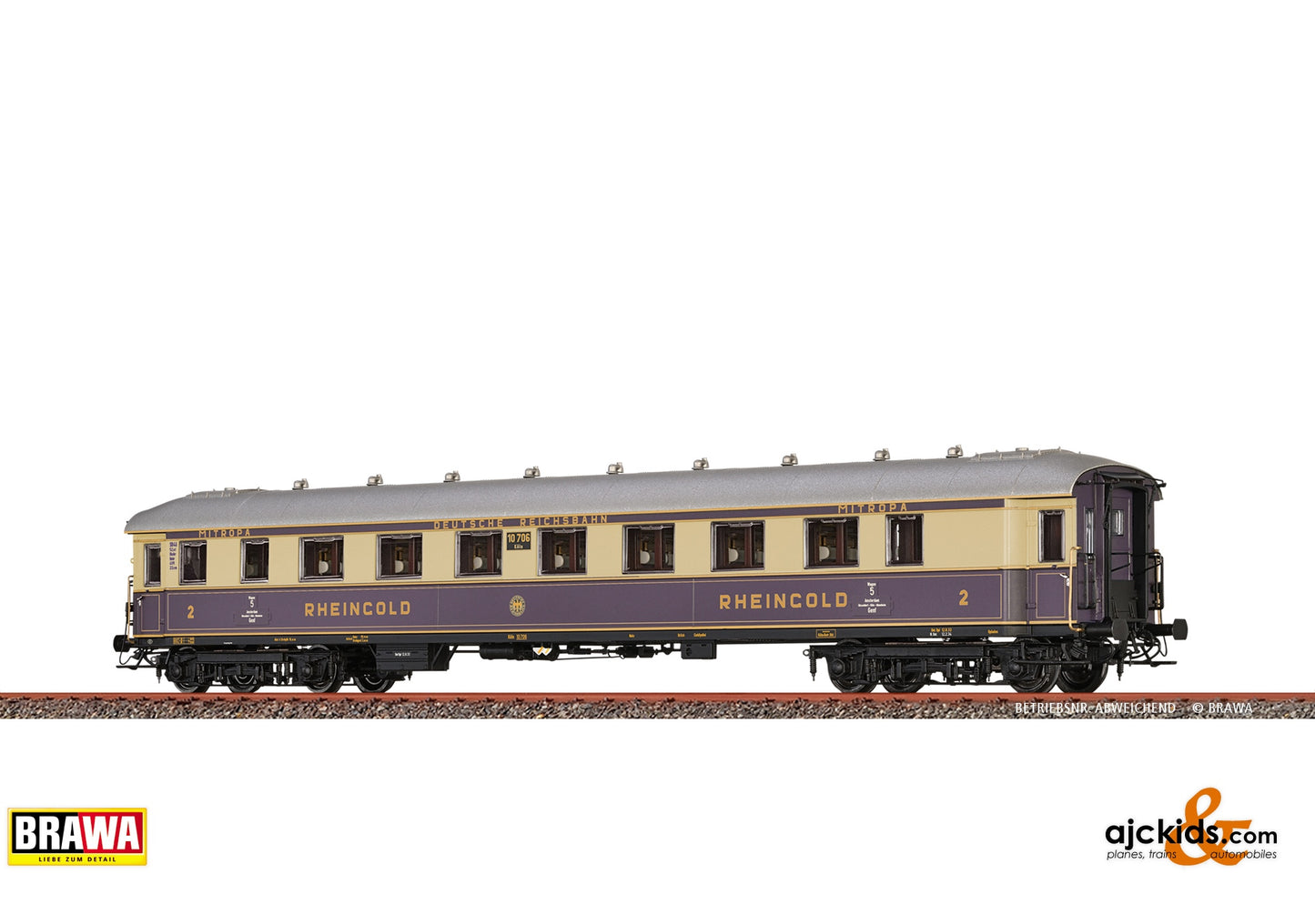 Brawa Passenger Coach SB4ü-28 DRG, Era II 79.82 at Ajckids.com