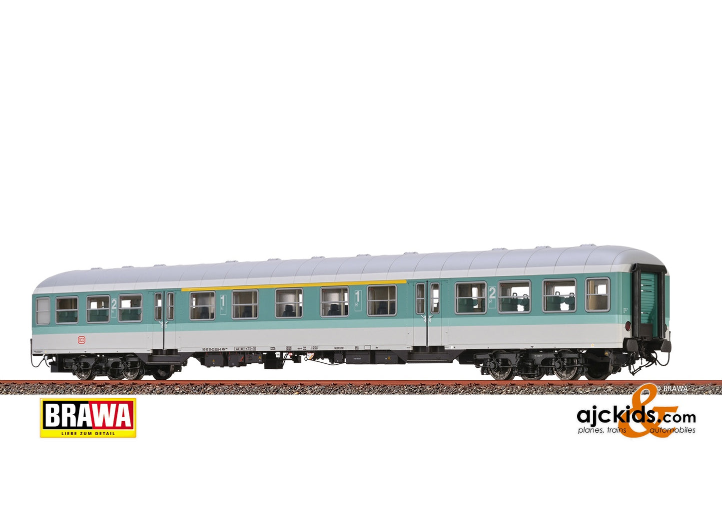 Brawa 46610 - H0 Passenger Car ABn 404 DB,IV, AC B+ LED