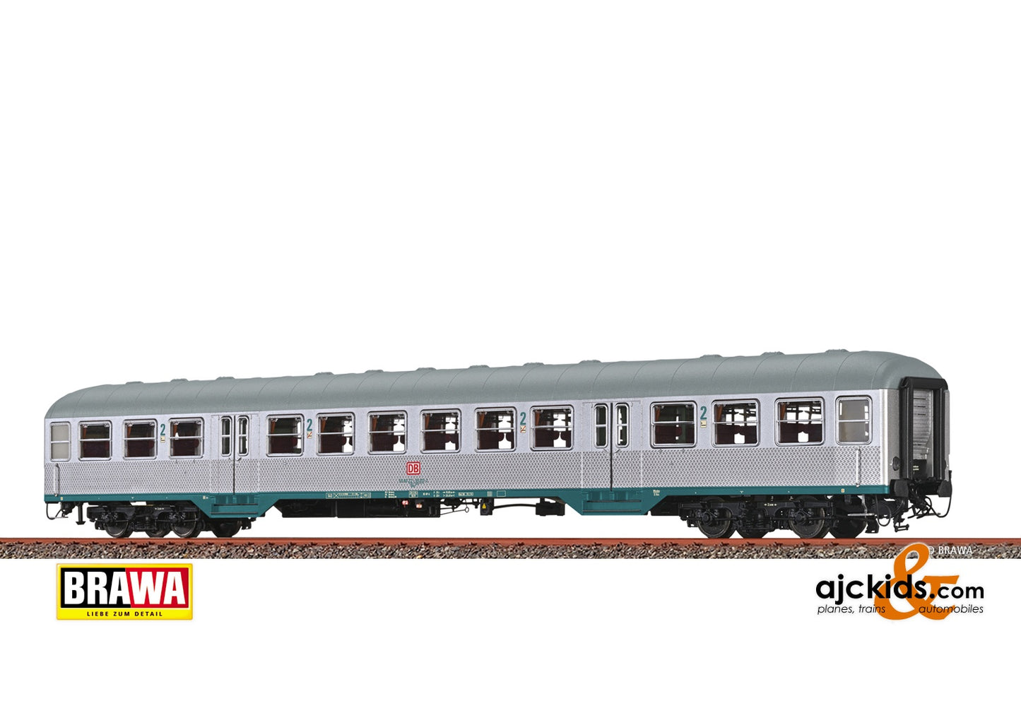 Brawa 46614 - H0 Passenger Car Bnz 723 DB, V, AC B+ LED