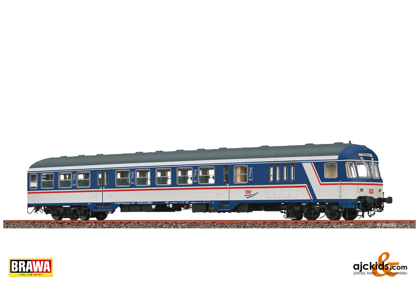 Brawa 46631 H0 Control Car Bnrdzf463.0 TRI at Ajckids. MPN: 4012278466316