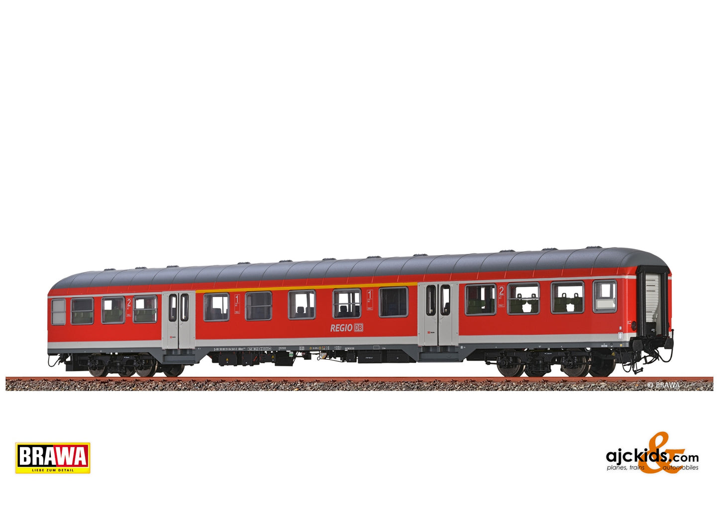 Brawa 46652 H0 Passenger Coach ABnrz 403.4 DB AG at Ajckids. MPN: 4012278466521