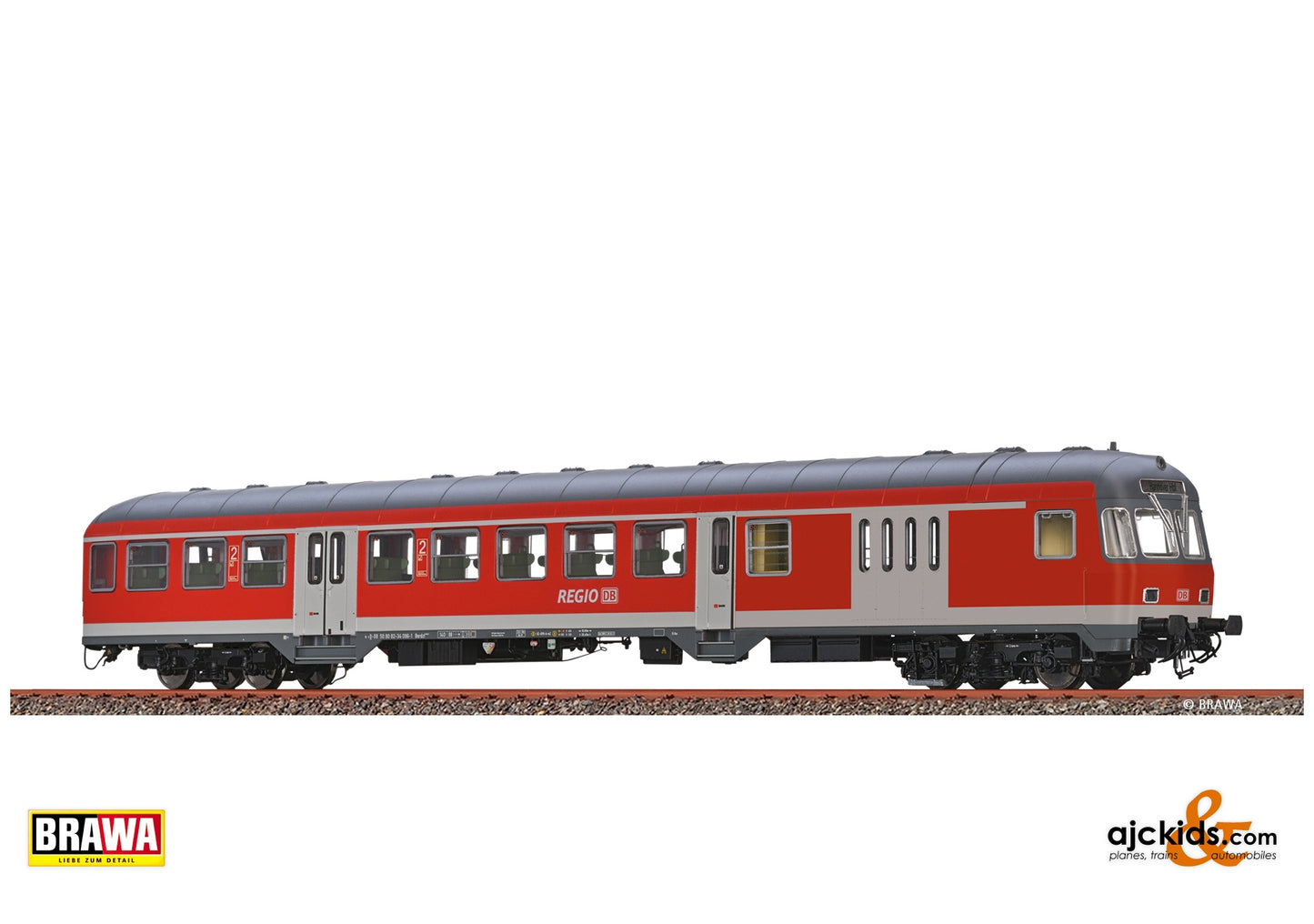 Brawa 46655 H0 Control Car Bnrdzf 463.0 DB AG at Ajckids. MPN: 4012278466552