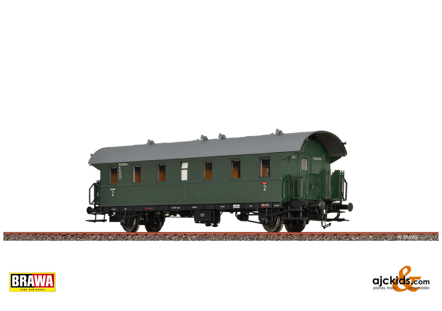 Brawa 46828 H0 Passenger Coach Bib DB at Ajckids. MPN: 4012278468280