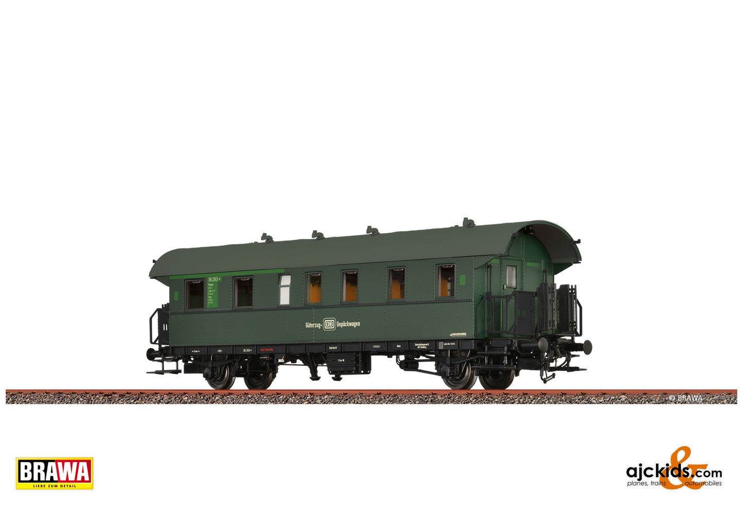 Brawa 46832 H0 Luggage Car Pwghs DB at Ajckids. MPN: 4012278468327