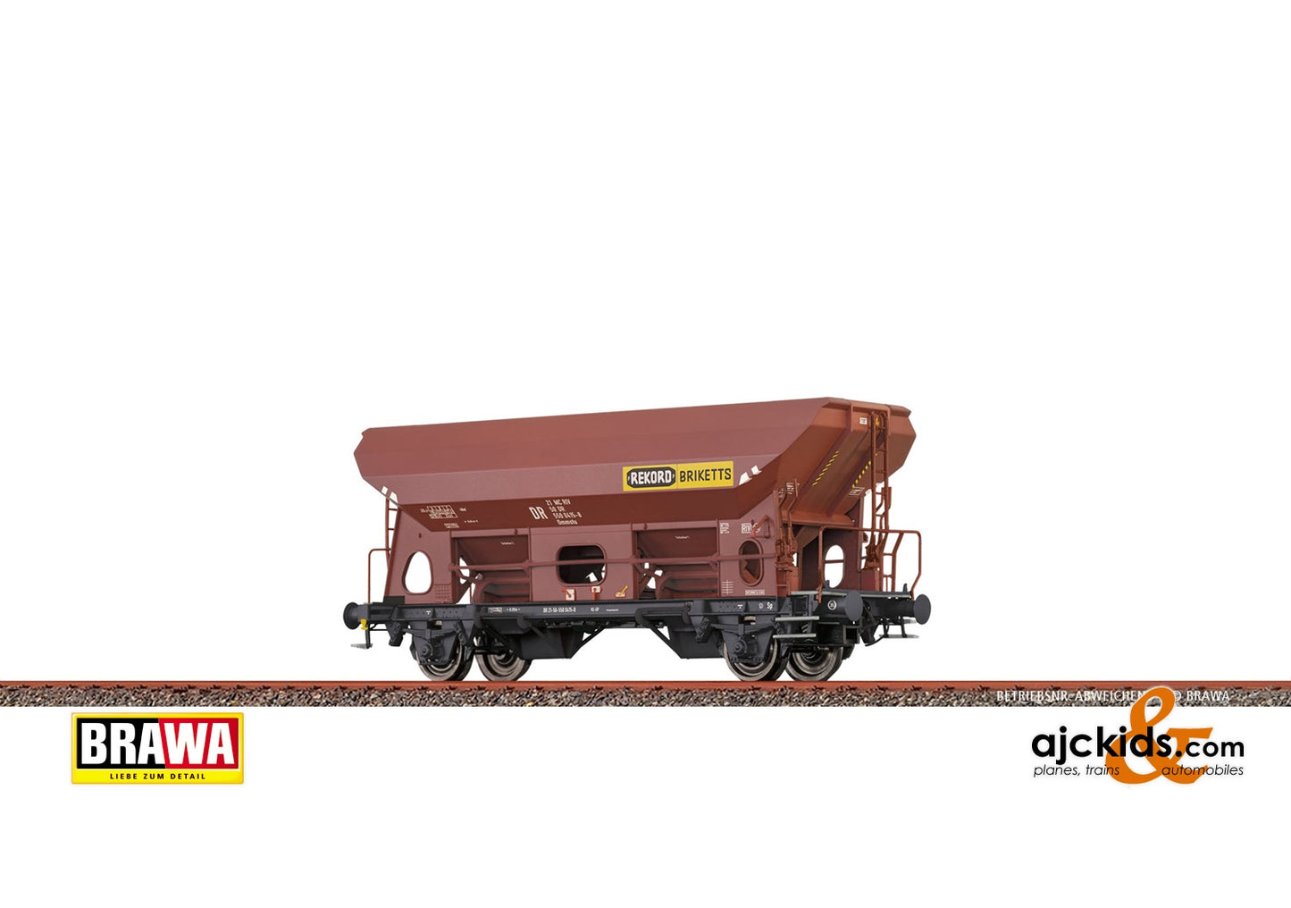 Brawa 49536 - H0 Freight Car Eds-u Ommstu DR, IV, Rekor