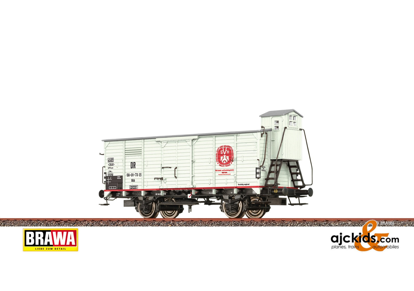 Brawa 49816 - H0 Freight Car Gkh DR, III, Schlachtwagen