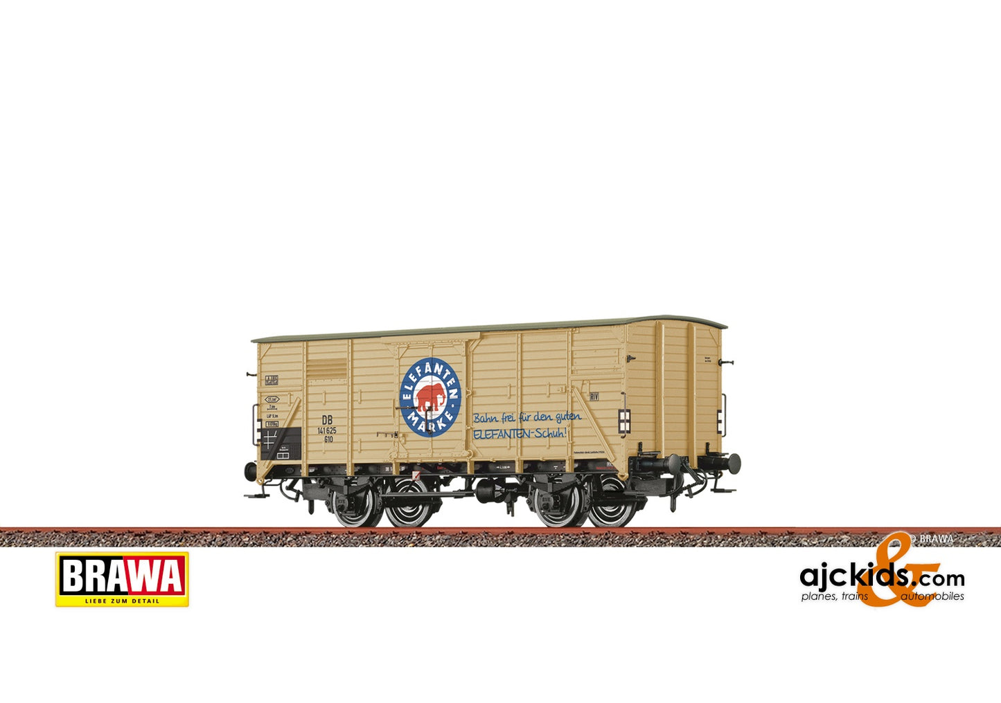 Brawa 49818 - H0 Freight Car G10 DB, III, Elefanten