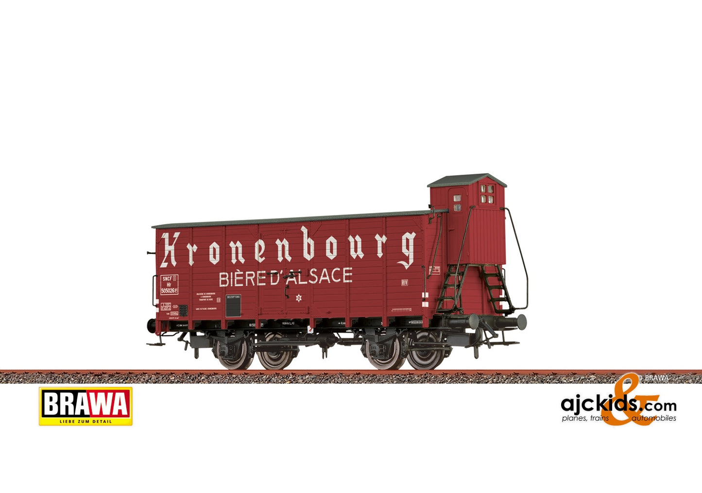 Brawa 49847 - H0 Beer Car Hlf SNCF, III, Kronenbourg