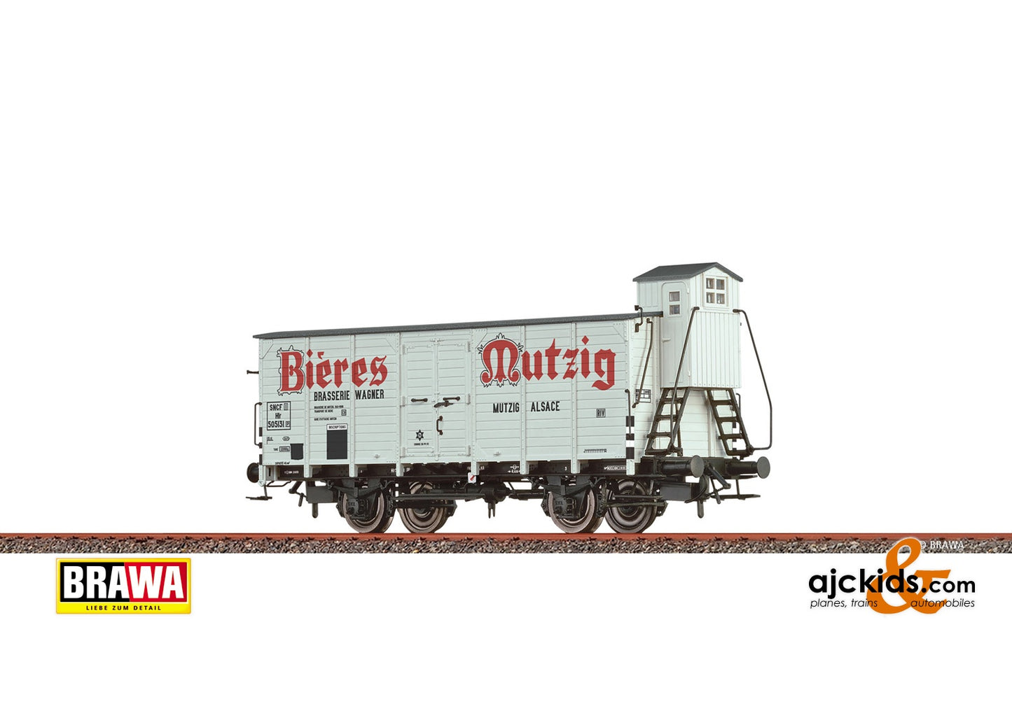 Brawa 49848 - H0 Beer Car Hlf SNCF, III, Mutzig