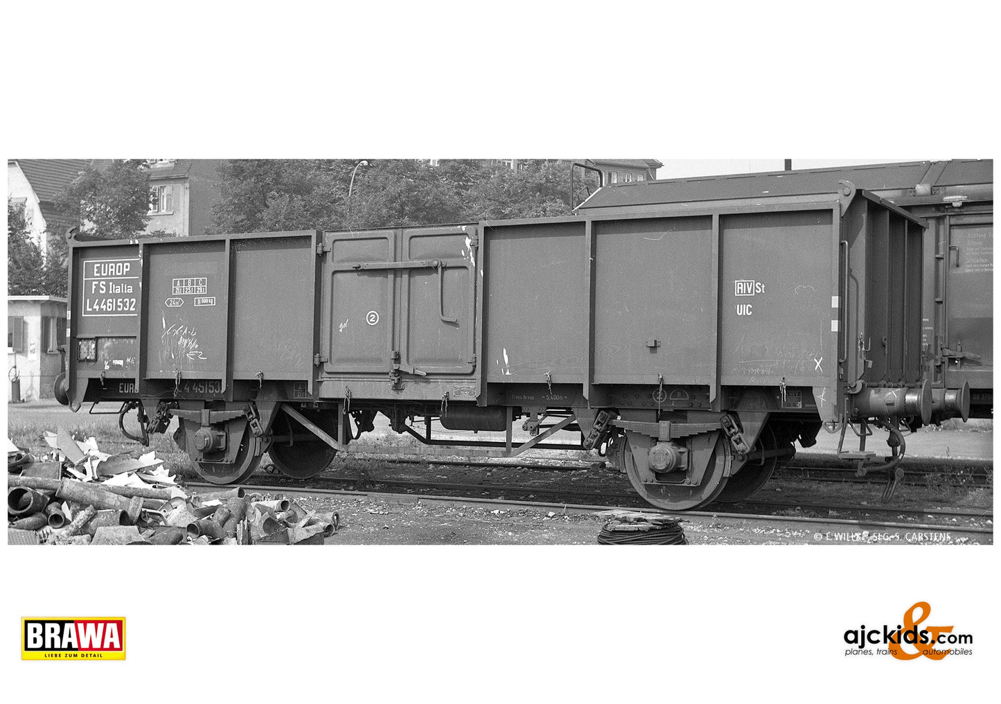Brawa 50069 H0 Open Freight Car L FS at Ajckids. MPN: 4012278500690