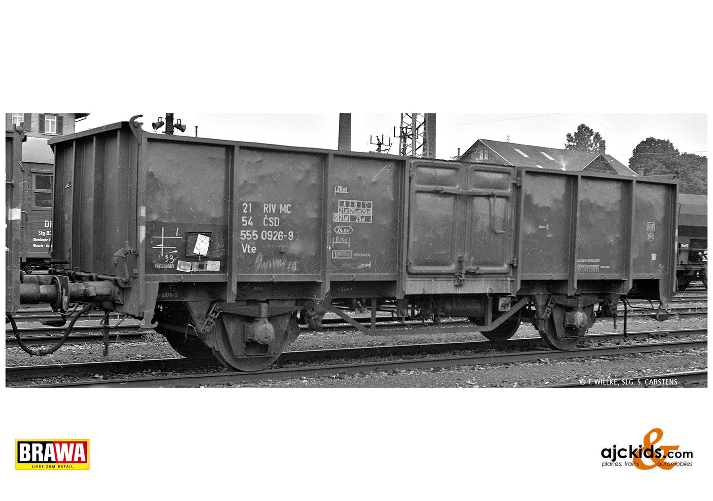 Brawa 50077 H0 Open Freight Car Vte CSD at Ajckids. MPN: 4012278500775