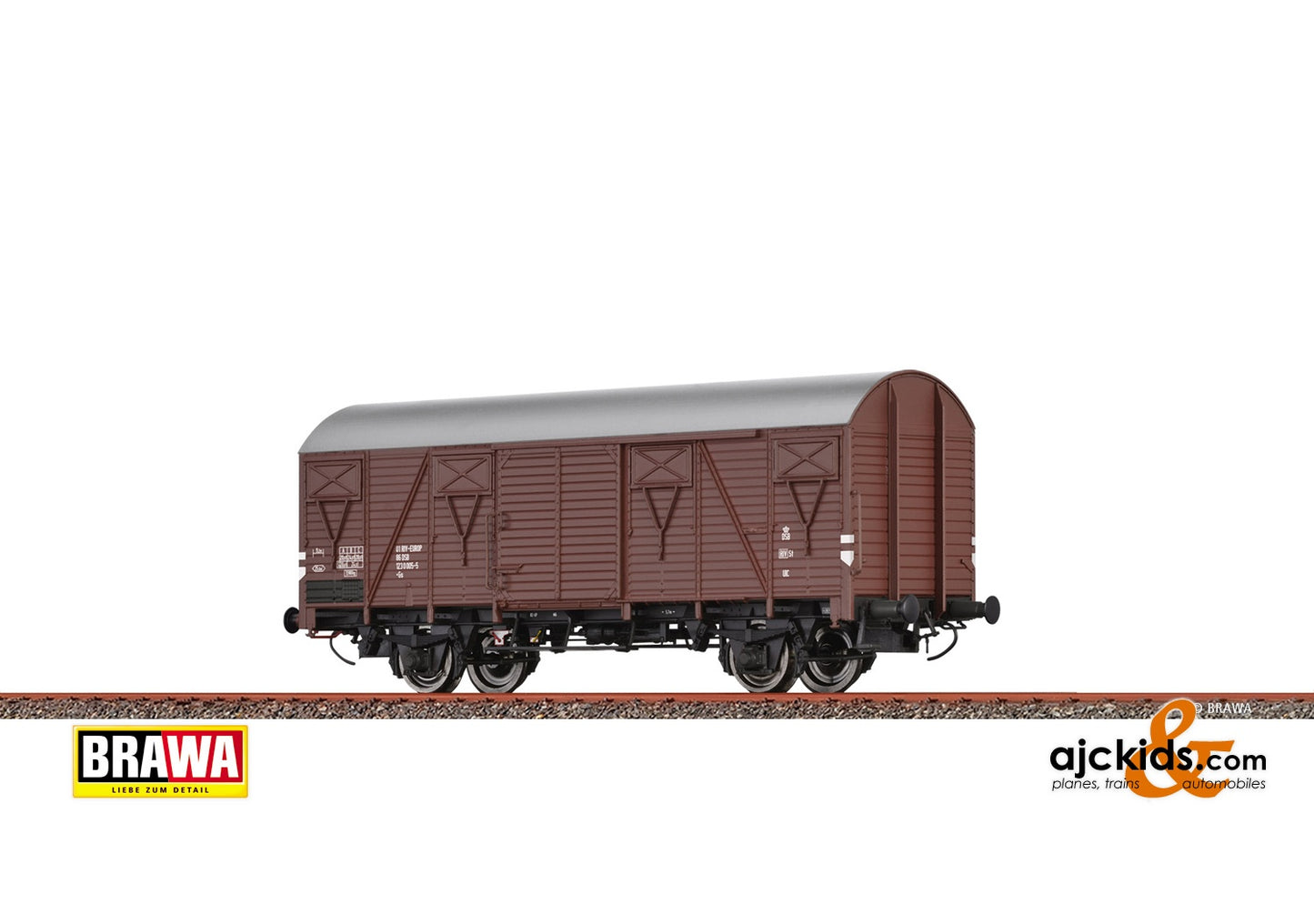 Brawa 50124 - H0 Freight Car Gs DSB, IV, EUROP