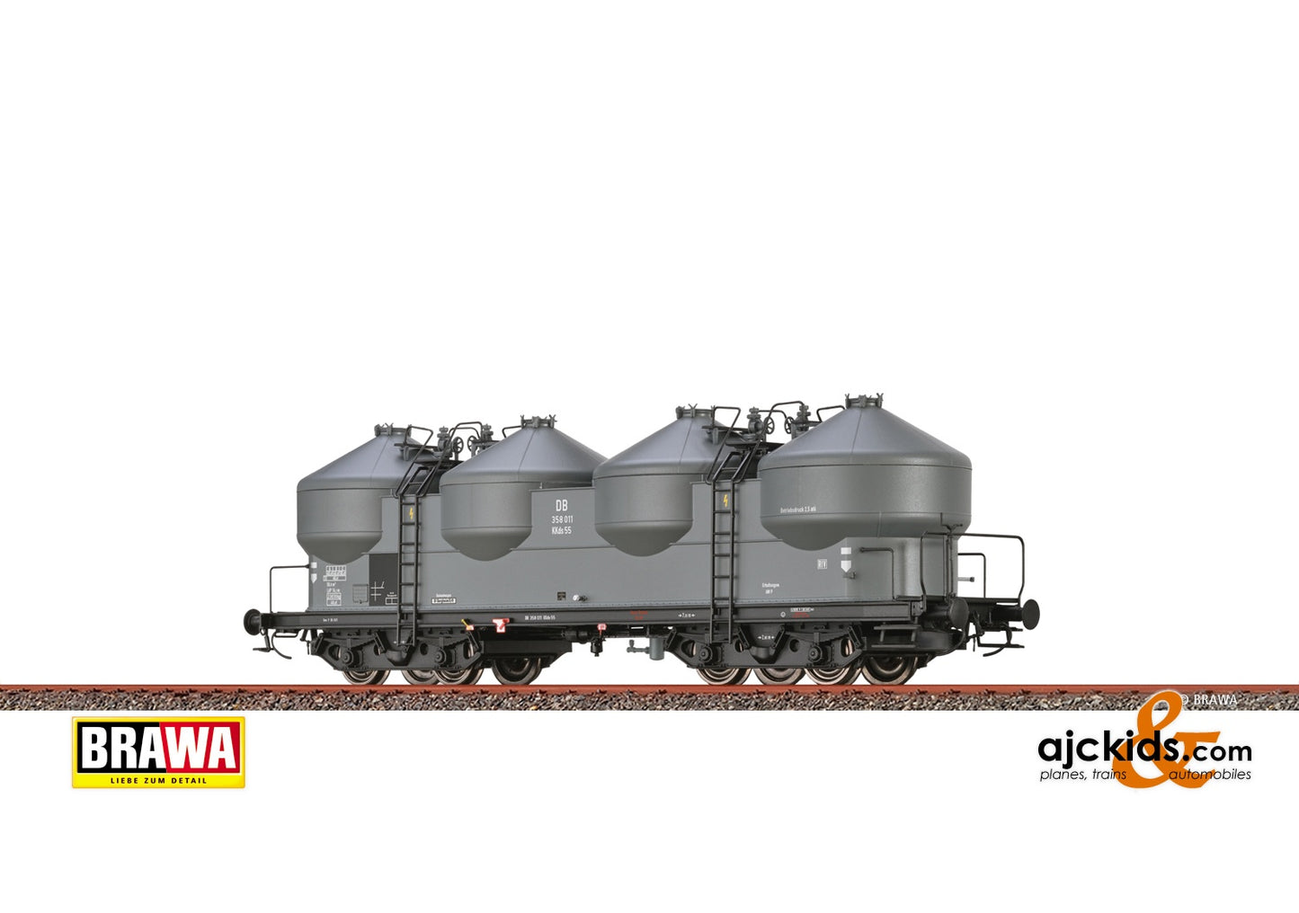 Brawa 50307 - H0 Freight Car KKds 55 DB, III