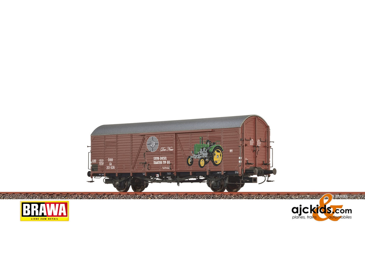 Brawa 50461 - H0 Freight Car Glt ÖBB, III, Steyr Puch