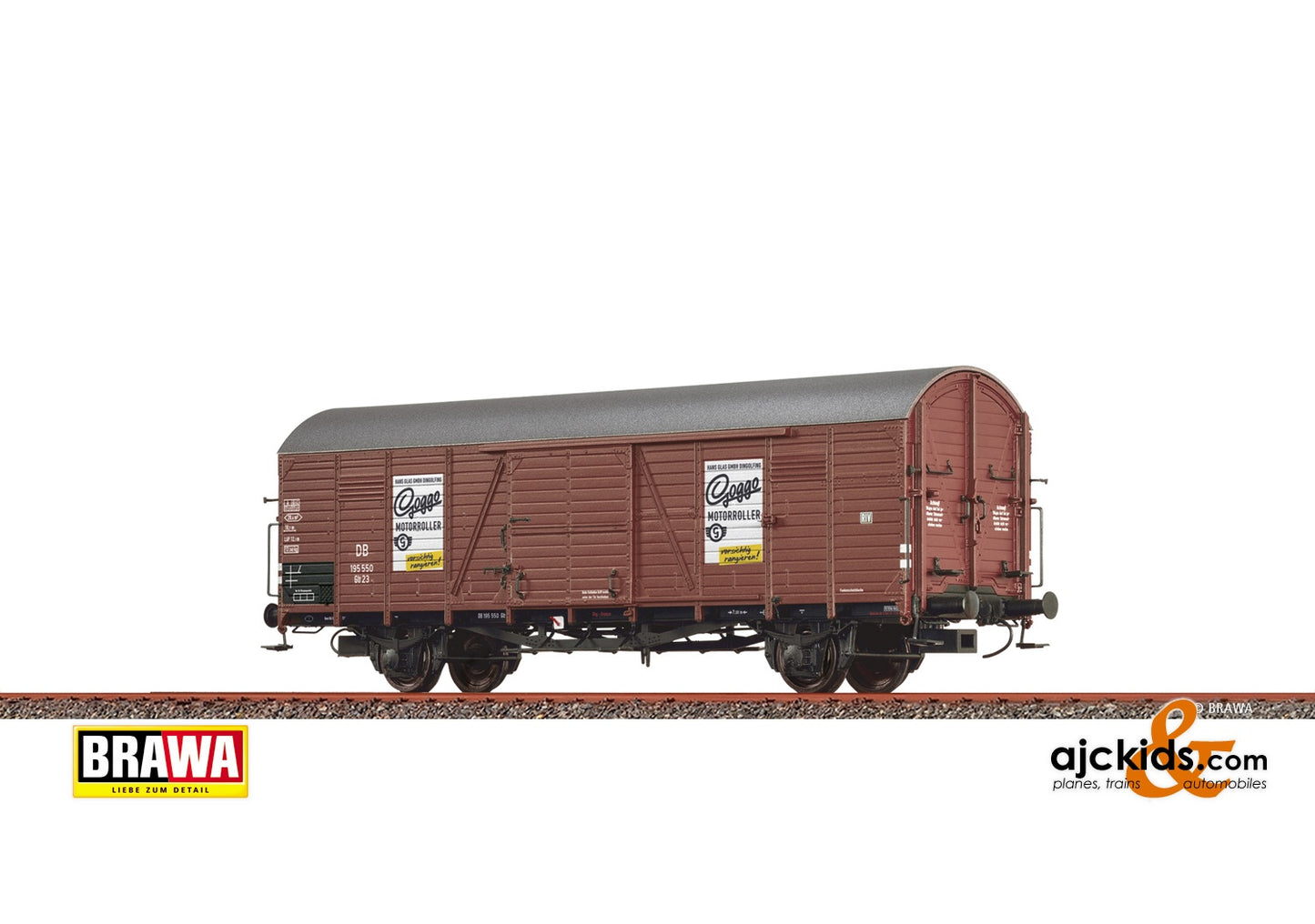 Brawa 50462 - H0 Freight Car Glt 23 DB, III, Goggo