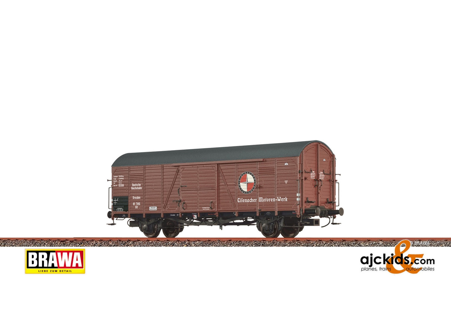 Brawa 50463 - H0 Freight Car Glt DRG, II, Eisenacher