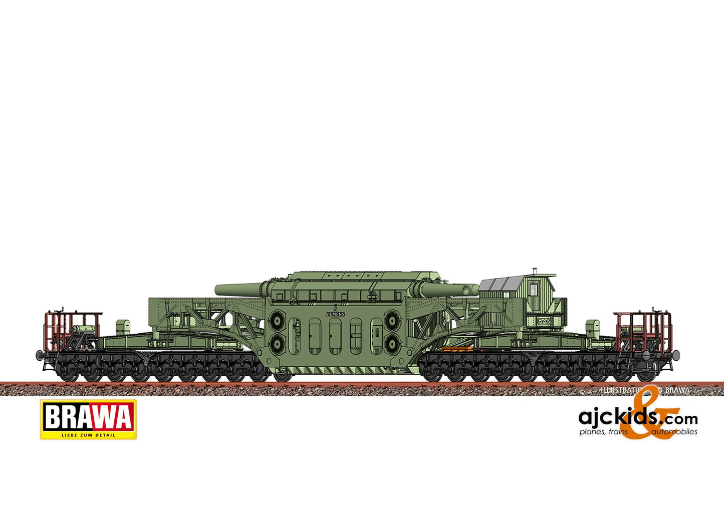 Brawa 50510 - H0 Freight Car Uaai 672.9 DB, IV DC, RWE