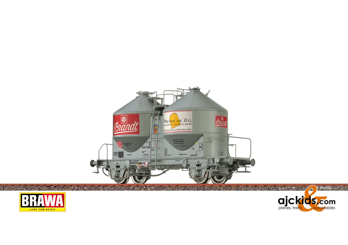 Brawa 50531 - H0 Freight Car Ucs 909 DB AG, V, Brandt