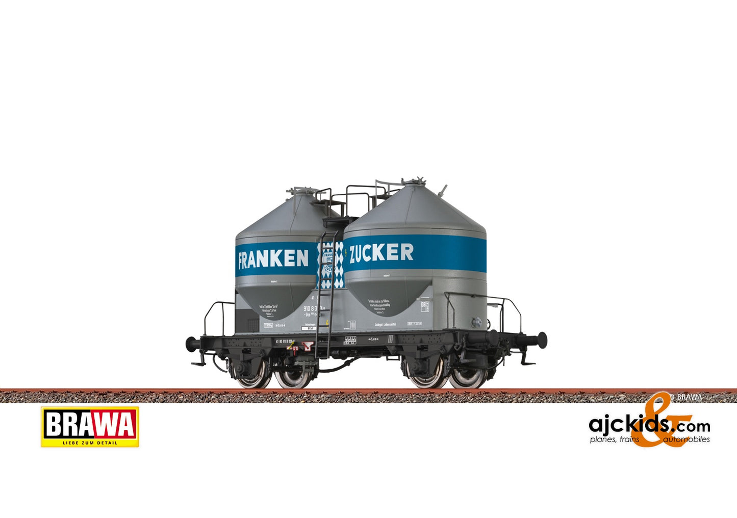 Brawa 50533 - H0 Freight Car Ucs 909 DB, IV, Franken