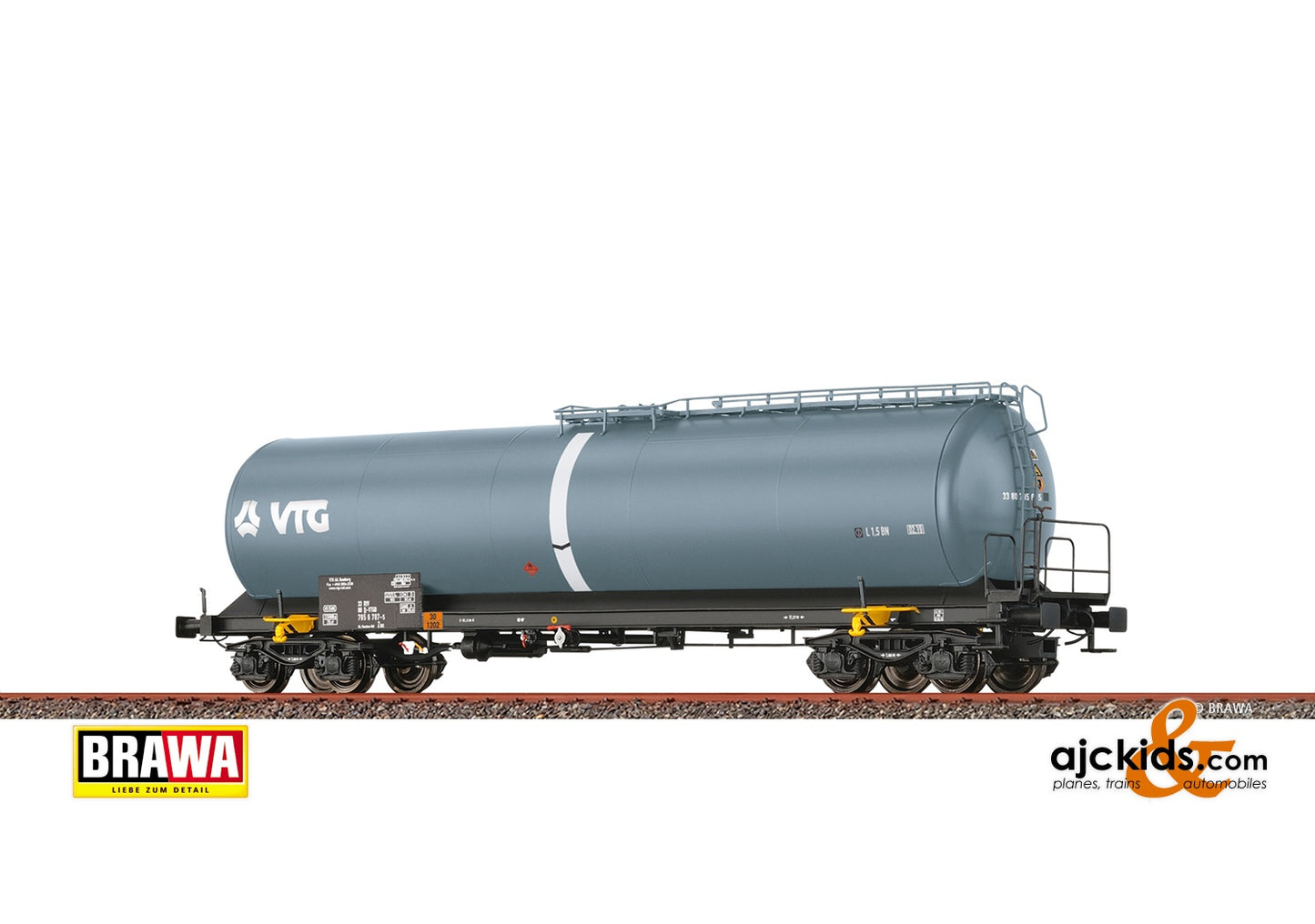 Brawa 50567 - H0 Tank Car Zas, VI, VTG