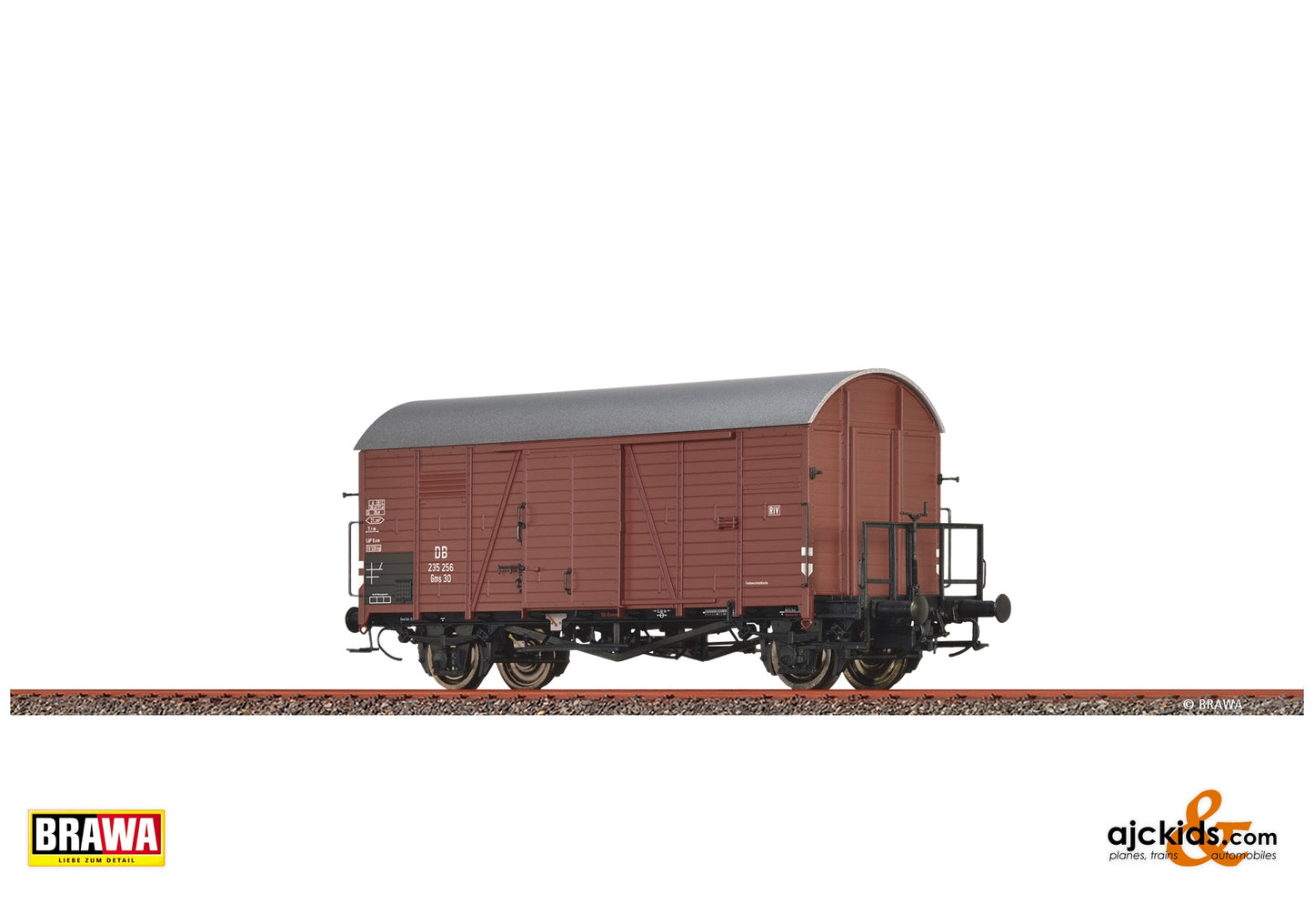 Brawa 50746 H0 Covered Freight Car Gms 30 DB at Ajckids. MPN: 4012278507460