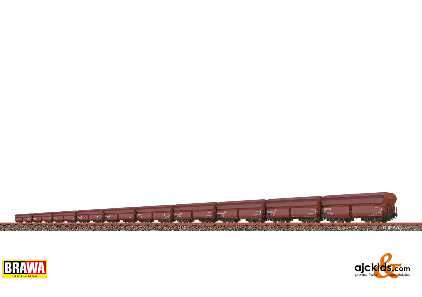 Brawa Set (10) Freight Car Fads DB, Era IV, AC 399.54 at Ajckids.com