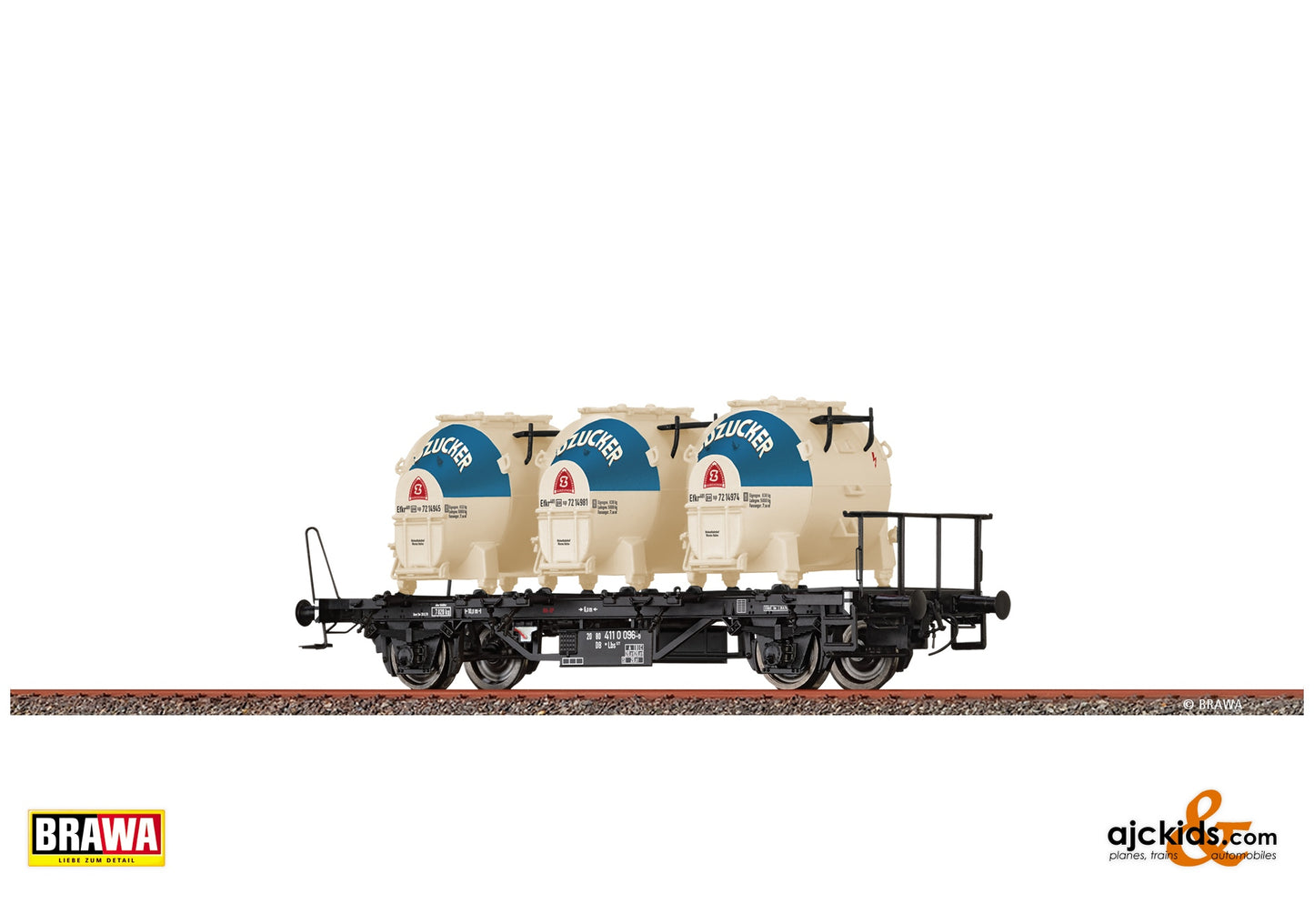 Brawa 50922 H0 Container Car Lbs577 "Südzucker" DB at Ajckids. MPN: 4012278509228