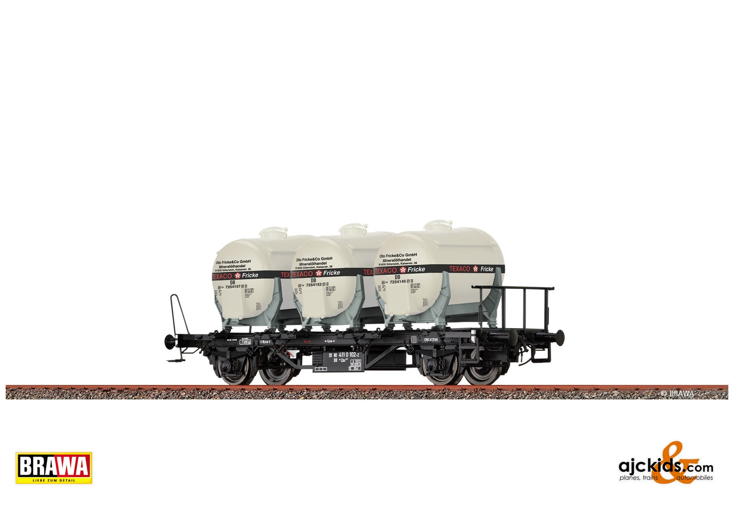 Brawa 50928 H0 Container Car Lbs577 "Texaco" DB at Ajckids. MPN: 4012278509280