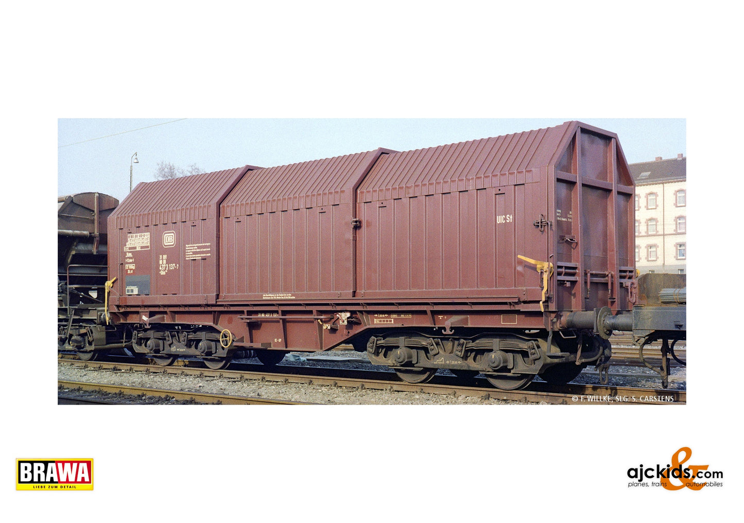 Brawa 50997 H0 Covering Hood Car Shis708 DB at Ajckids. MPN: 4012278509976