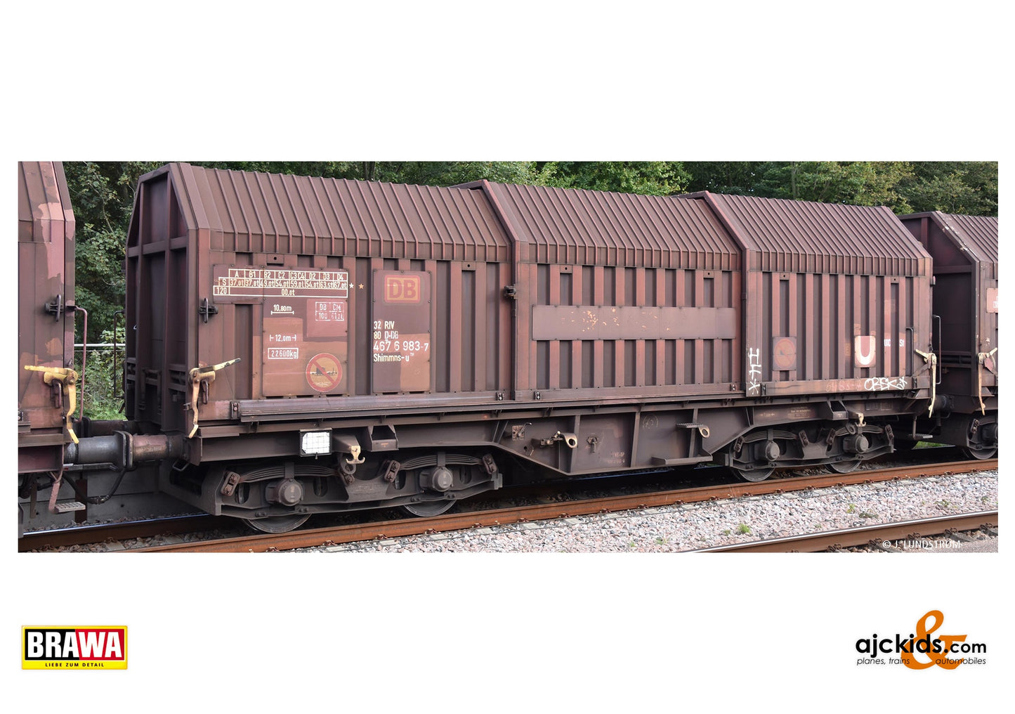 Brawa 51007 H0 Covering Hood Car Shimmns730 DB AG at Ajckids. MPN: 4012278510071