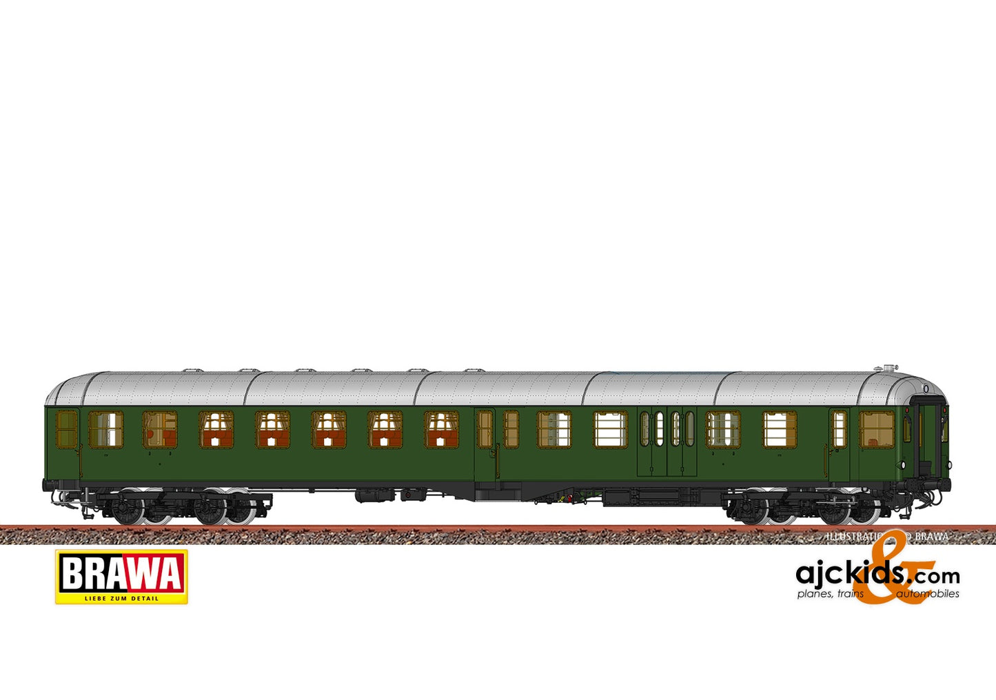 Brawa 58007 - H0 Control Car Bdymf 456 DB, IV, DC