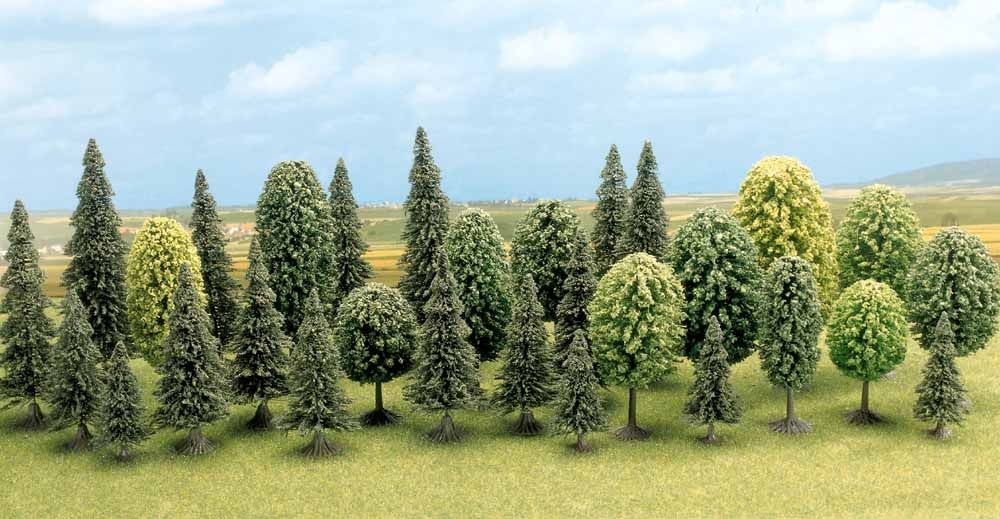 Busch 6589 - Mixed forest set 12 pieces