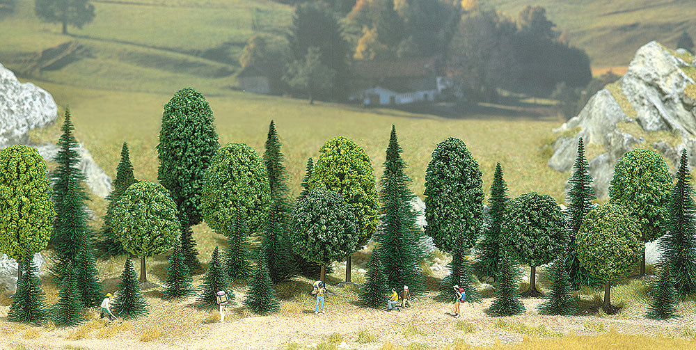 Busch 6590 - Mixed forest tree assortment 35 pieces