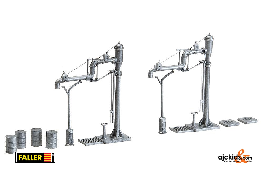 Faller 120137 - 2 Swivel water spouts
