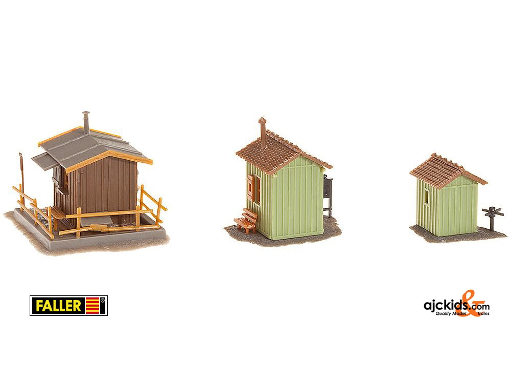 Faller 120140 - 3 Trackside shanties
