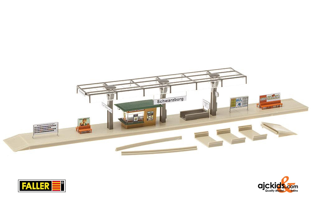 Faller 120188 - Platform with kiosk
