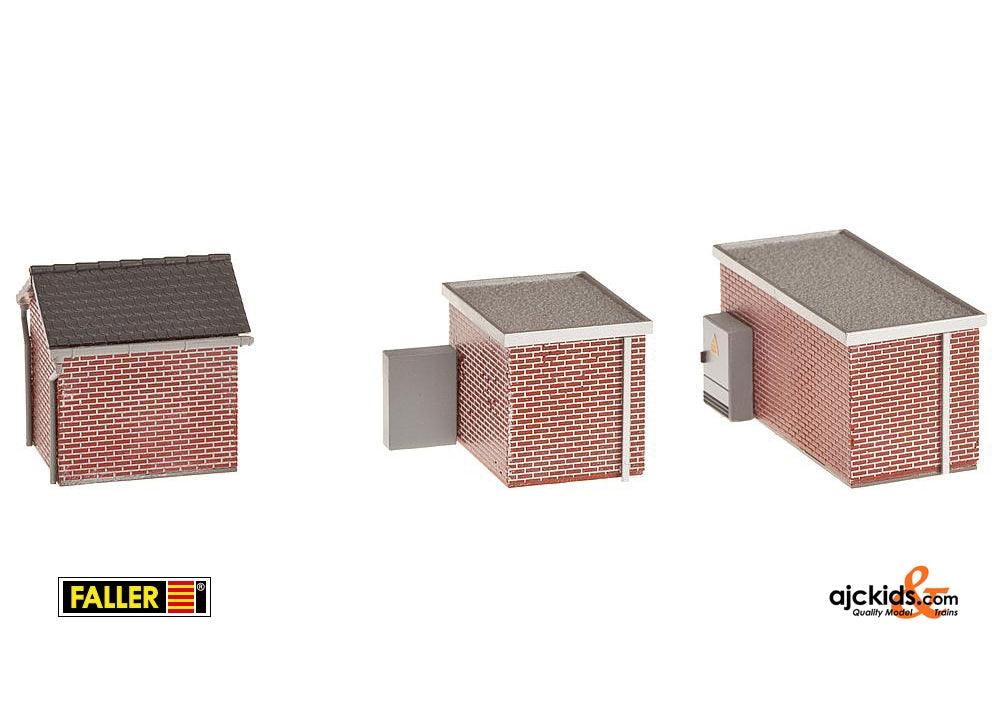 Faller 120239 - 3 Brick Transformer stations