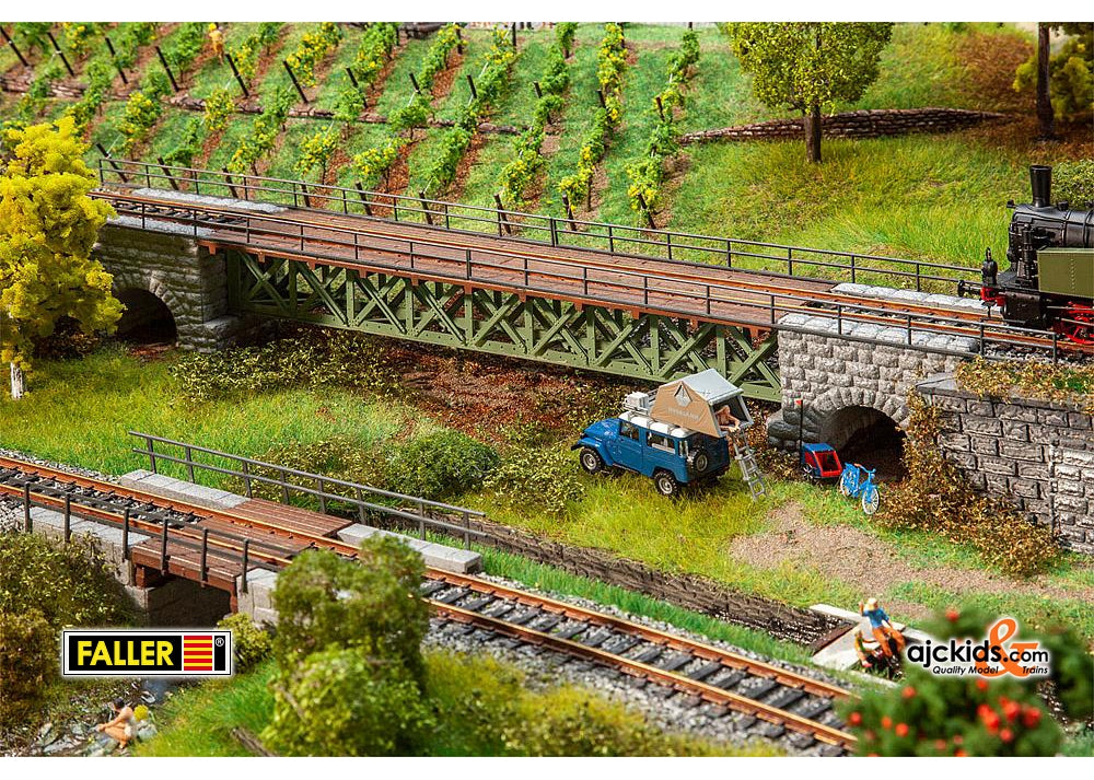 Faller H0 - 120493/120562 - Scenario - Ponte stradale e - Catawiki Faller H0 - 120493/120562 - Scenario - Ponte stradale e - Catawiki