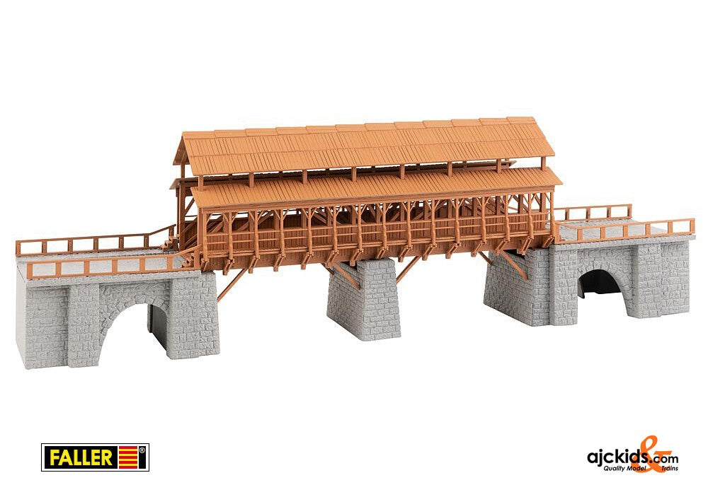 Faller 120527 - Wooden railway bridge at www.ajckids.com
