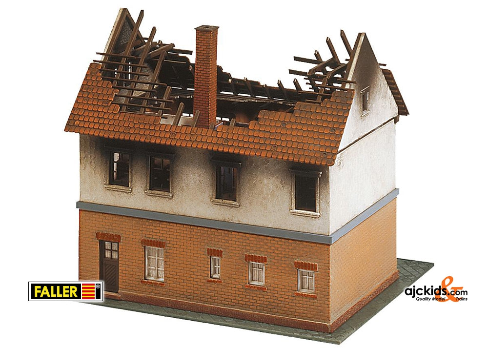 Faller 130429 - Zur Sonne Burnt-down restaurant