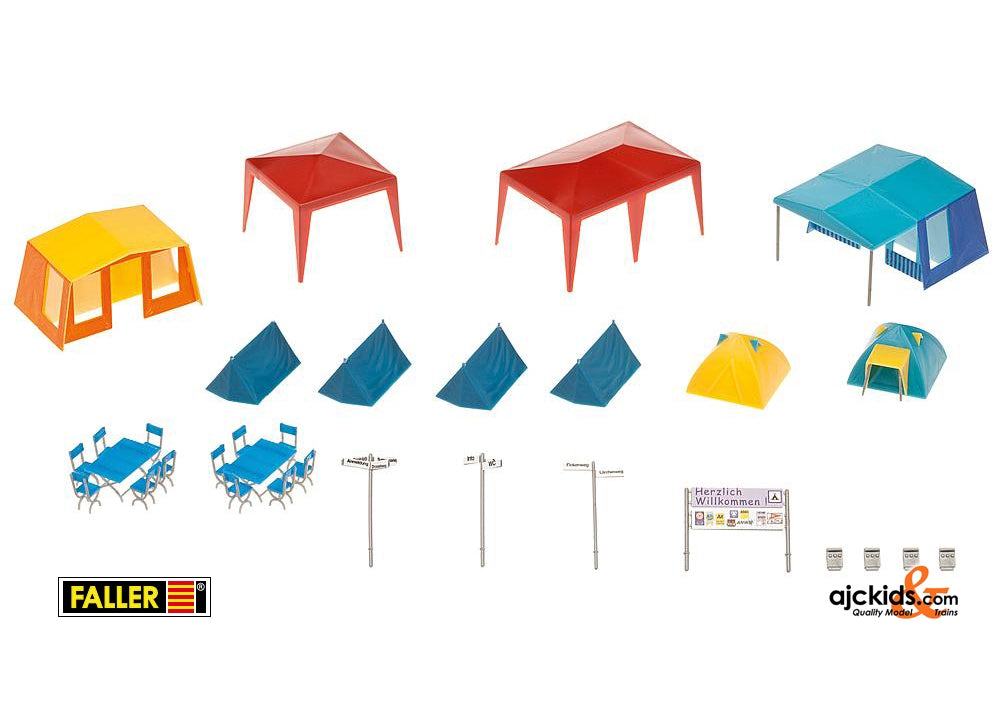 Faller 130504 - Set of camping tents